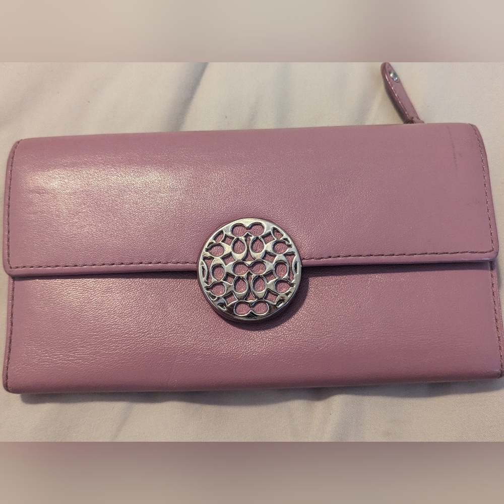 Coach Pink/Lavender Leather Women's Bag